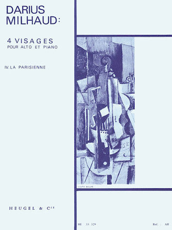 Milhaud Four Faces (4 - The Parisian Woman), For Viola And Piano