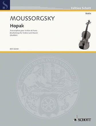 Mussorgsky: Hopak for Violin and Piano
