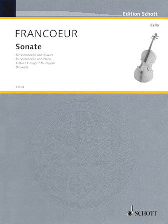 Francoeur Sonata in E Major Cello and Piano