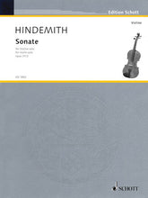 Hindemith Sonata, Op. 31, No. 2 for Violin