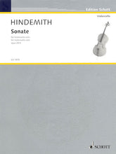 Hindemith Sonata, Op. 25, No. 3 for Solo Violoncello