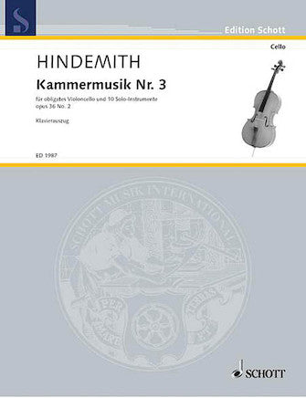 HINDEMITH KAMMERMUSIK 3 OP36 N