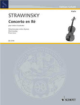 Stravinsky Concerto in D (1931) Violin and Piano