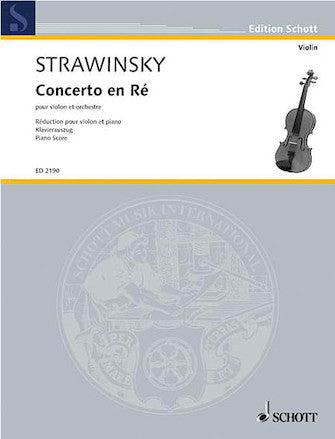 Stravinsky Concerto in D (1931) Violin and Piano