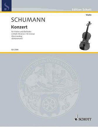 Schumann Concerto D Minor Violin and Orchestra