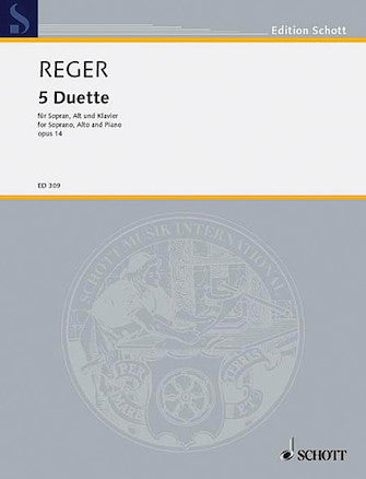 Reger 5 Duets Op. 14