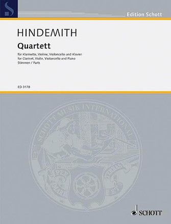 Hindemith Quartet (1938) (Clarinet, violin, cello, piano)
