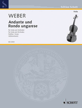 Weber Andante and Hungarian Rondo Op. 35