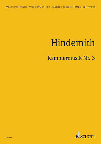 Hindemith Kammermusik #3 op 36