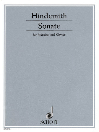 Hindemith Sonata (1939) Viola and Piano