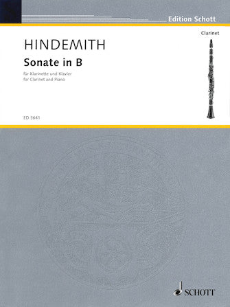 Hindemith Clarinet Sonata in B-Flat (1939)