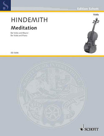 Hindemith Meditation from Nobilissima Visione