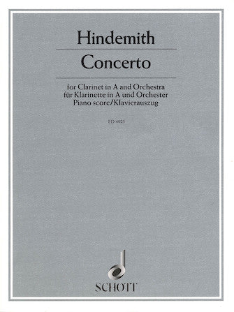 Hindemith Clarinet Concerto