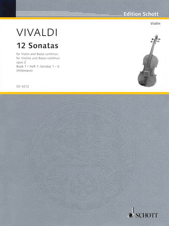 Vivaldi 12 Sonatas Opus 2 Book 1