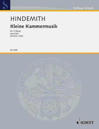Hindemith Kleine Kammermusik, Op. 24, No. 2 for 5 Woodwinds