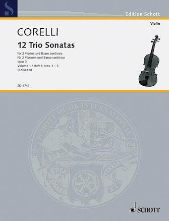 Trio Sonatas Op. 3, Nos. 1-3
