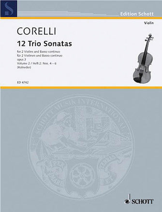 Corelli: Trio Sonatas Op. 3, Nos. 4-6