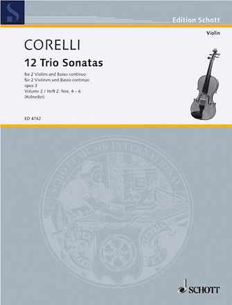 Trio Sonatas Op. 3, Nos. 4-6