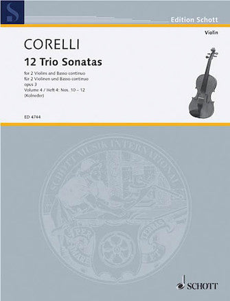 Corelli: Trio Sonatas Op. 3, Nos. 10-12
