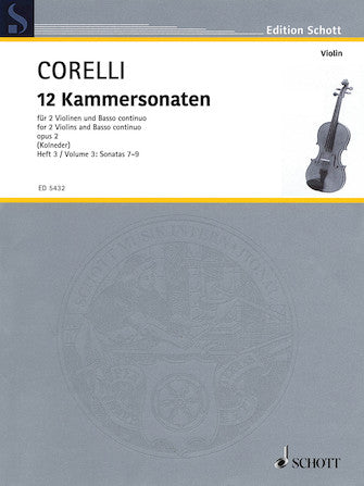 Corelli Trio Sons Op 2 Nos7-9