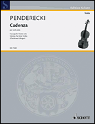 Penderecki Cadenza for Solo Violin
