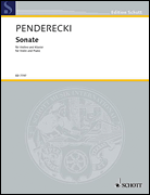 Penderecki Sonata Violin and Piano
