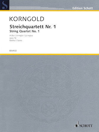 Korngold String Quartet No 1