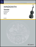 Hindemith Sonata, Op. 31, No. 4 Viola