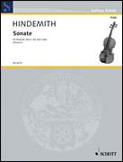Hindemith Viola Sonata
