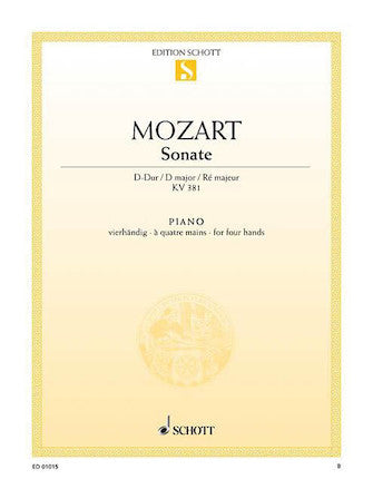 Mozart Sonata in D Major, KV 381