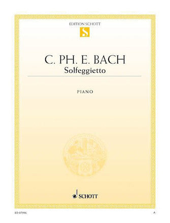 Bach CPE Solfeggietto in C Minor, Wq 117/2 Piano
