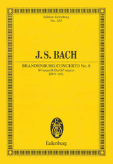 Bach Brandenburg Concerto No. 6, BWV 1051 Study Score