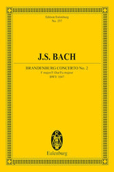 Bach Brandenburg Concerto No. 2 BWV 1047 Study Score