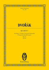 Dvořák: String Quartet in E-flat Major, Op. 31, B 92 (Study Score)