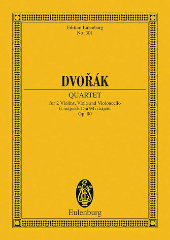 String Quartet in E Major, Op. 80 St Sc