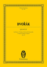 Dvorák Piano Quintet in A Major, Op. 81 Study Score