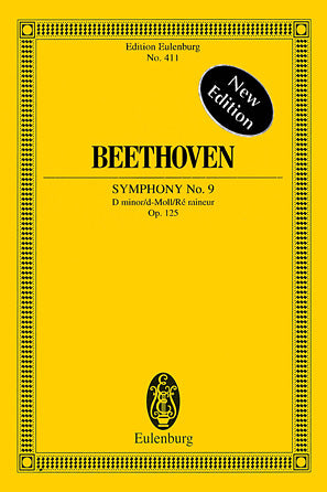 Beethoven Symphony No. 9 in D minor, Op. 125 Choral Study Score