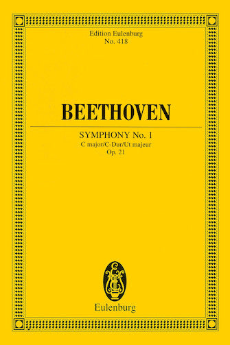 Beethoven Symphony No. 1 in C Major, Op. 21 Study Score