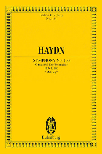 Symphony No. 100 in G Major, Hob.I:100 Military St Sc