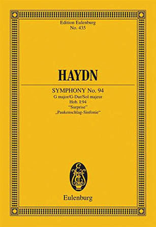 Haydn Symphony No. 94 in G Major, Hob.I:94 Surprise Study Score