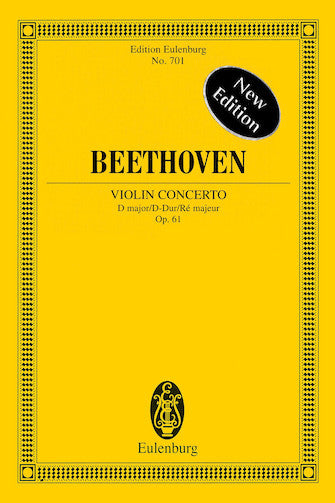Beethoven Violin Concerto in D Major, Op. 61