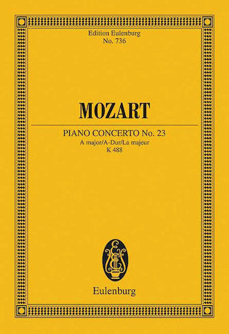 Mozart Piano Concerto No. 23, K. 488