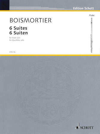 Boismortier 6 Suites, Op. 35 for Solo Flute