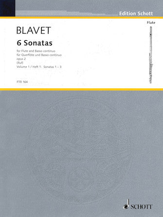 Blavet 6 Sonatas, Op. 2 Volume 1