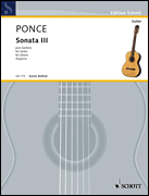 Ponce Sonata No. 3 Guitar Solo