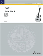 Bach Cello Suite No. 1 BWV 1007 arranged for guitar