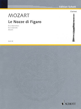 Mozart Le Nozze di Figaro for Two Clarinets