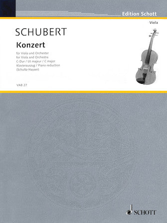 Schubert Viola Concerto in C Major