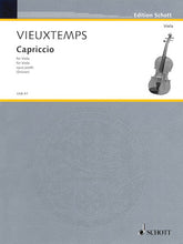 Vieuxtemps Capriccio Op. Posthumous For Solo Viola