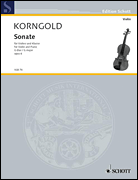 Korngold Sonata in G Major, Op. 6 Violin and Piano